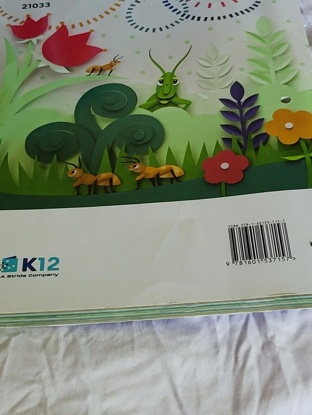Math Activity Book Grade K.